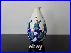 Grand vase ancien Art Déco Keramis Charles Catteau Boch Frères