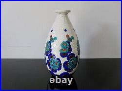Grand vase ancien Art Déco Keramis Charles Catteau Boch Frères