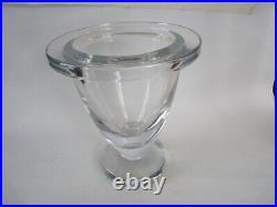 Grand vase cristal DAUM Art deco verrerie décoration (22173)