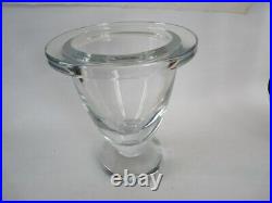 Grand vase cristal DAUM Art deco verrerie décoration (22173)