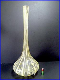 Grande Vase 50 cm signé LE VERRE FRANÇAIS au berlingot Schneider Art Deco