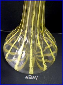 Grande Vase 50 cm signé LE VERRE FRANÇAIS au berlingot Schneider Art Deco
