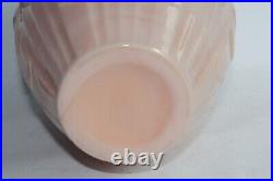 Grande vase opaline rose Art déco (55581)