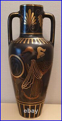 Immence Vase Art Deco Faience De Onnaing Zenon Dufrasne Circa 1920/1930