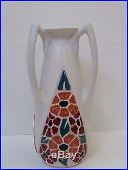 Important vase Art Déco aux 3 anses signé Octave LARRIEU (1881-1965)