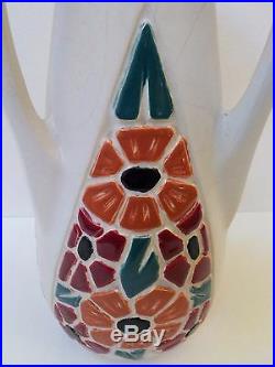 Important vase amphore Art Déco aux 3 anses signé Octave LARRIEU (1881-1965)