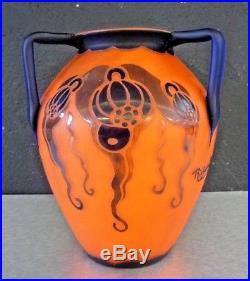 LOETZ RICHARD Superbe vase art nouveau art deco gallé-daum-schneider-kralik
