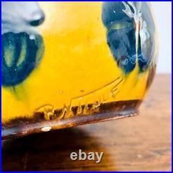 Magnifique Grand Vase René NICOLE vernissé Art déco 1930 Magnifique Grand Vase René NICOLE vernissé Art déco 1930