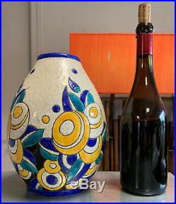 Magnifique vase art deco Keramis BOCH frères à La Louvière