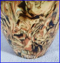 Magnifique vase en faïence Nériage Vallauris Gerbino Art-déco 1940's