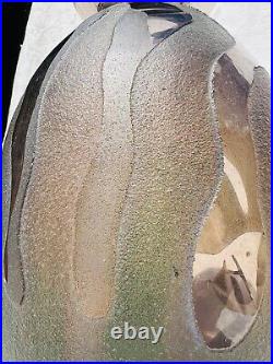 Marius Sabino Carlo Farneti Etched Cameo Glass Vase Grave Acide Art Deco 1930 30
