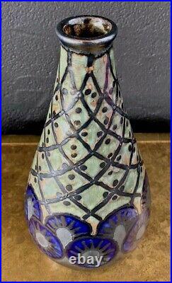 ODETTA QUIMPER Vase art deco en grès céramique 1930 adnet-keramis-HB