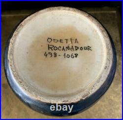 ODETTA QUIMPER Vase art deco en grès céramique 1930 adnet-keramis-HB