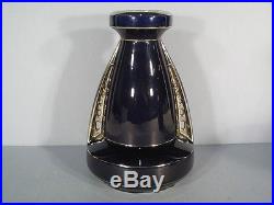 Paire De Vases Art Déco Fives Lille / Vase Art Déco Céramique Bleu / Vase 1930