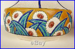Paire De Vases Longwy Art Deco De Forme Toupie Hauteur 29,1 CM Ref 620