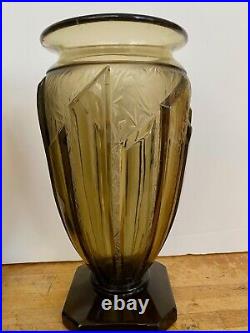 Paire de Vases Art Déco Verlys (P D'Avesn) Les Lances vers 1936