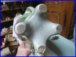Paire de grands Vase Art Déco - Keller & Guérin Luneville haut 33.5 cm
