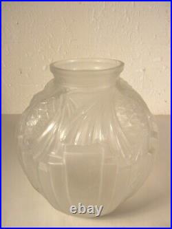 Paire de vases Art Déco en verre