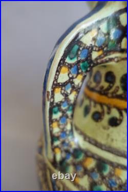Pierre de Verclos (1886-1950) vase Art déco en céramique de Nabeul Tunisie