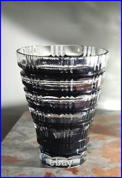 Rare Daum Vase En Cristal Doublé Art Déco 1940 Daum Daum Cristal
