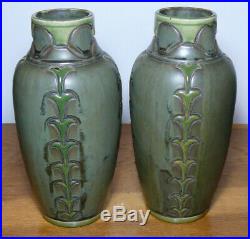 Rare paire de vases DENBAC Art Déco N°449 French Pottery
