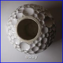 Récipient vase balle golf porcelaine blanche vintage art déco maison sport N7269