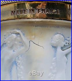 René Lalique Atomiseur Vaporisateur Figurines et Guirlandes patiné vase Art Déco