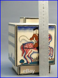 Robert Lallemant Vase Art Deco 1930 Ceramique Faience Buthaud Besnard Felure