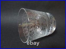 Seau à glace vase cristal Baccarat modèle rohan gouvieux art déco décor gravé