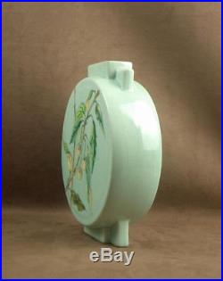 Superbe Vase En Ceramique Epoque Art Deco Signe Robert Lallemant