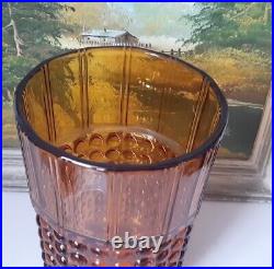 Superbe Vase Igor Art Deco En Cristal Val Saint Lambert Couleur Ambre 1930 N° 2