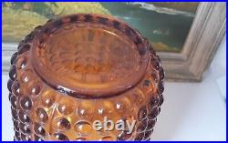 Superbe Vase Igor Art Deco En Cristal Val Saint Lambert Couleur Ambre 1930 N° 2