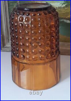 Superbe Vase Igor Art Deco En Cristal Val Saint Lambert Couleur Ambre 1930 N° 2