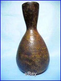 Théo perrot école de carries 1900 japonisme grand vase art nouveau art deco gres