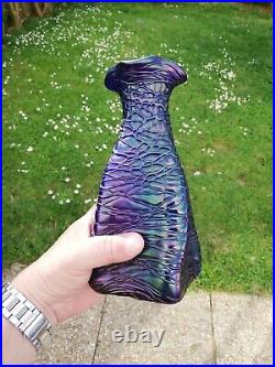 Très beau vase art déco loetz kralik Autriche verre irisé
