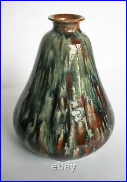 Très beau vase céramique émaillée art déco années 30 Signé PRIMAVERA