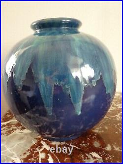 VASE CAB FELIX GETE Céramique d'Art de Bordeaux 1930 ART DECO PRIMAVERA 28cm