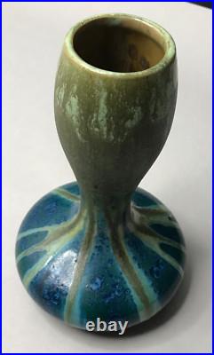 VASE grès cristallisation ART NOUVEAU PIERREFONDS vintage art déco antique µ VASE grès cristallisation ART NOUVEAU PIERREFONDS vintage art déco antique µ