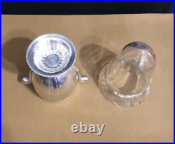 Vase ART DECO métal argenté BOUILLET BOURDELLE BB 22 cm Cristal Table Fleurs Vase ART DECO métal argenté BOUILLET BOURDELLE BB 22 cm Cristal Table Fleurs