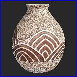 Vase Art Deco Ceramique Style Primavera/dage Epoque 1940