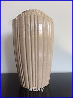 Vase Art Deco Craquelé Céramique De Boulogne