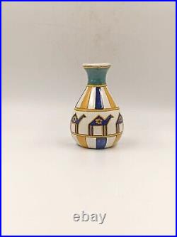 Vase Art Déco Dromadaire Céramique Émaillée Signé France Colonial années 1930 Vase Art Déco Dromadaire Céramique Émaillée Signé France Colonial années 1930