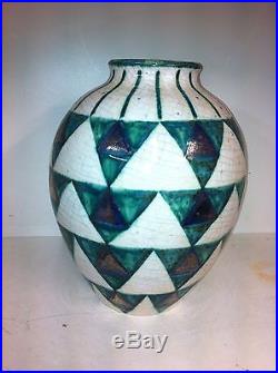 Vase Art Deco Edouard CAZAUX (H30cm)