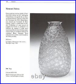 Vase Art Déco Henri Dieupart Simonet Frères Modèle Cheveux de Vénus