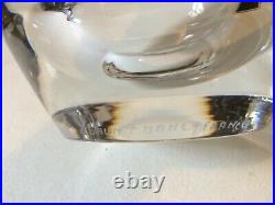 Vase Art Déco cristal soufflé Marque Daum Nancy France Poids 5,1 kg