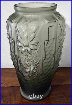 Vase Art Nouveau / Art Déco vers 1920 cf. Legras Lalique