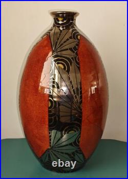 Vase Art-déco Roullet-Renoleau Vase Art-déco Roullet-Renoleau