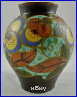 Vase Boch Frères Keramis par Charles Catteau Art Déco Art Nouveau Liberty