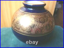 Vase Boule Art Deco En Porcelaine De Limoges