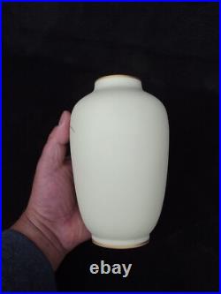 Vase Camille Tharaud porcelaine de Limoges violettes Art Déco signée G. Dupuy